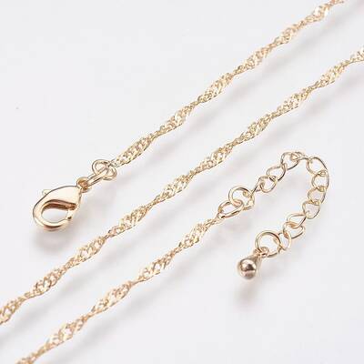 Long-Lasting Plated Brass Chain Necklaces