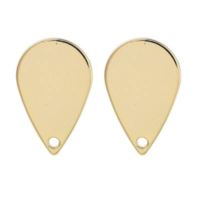 Brass Stud Earrings Findings