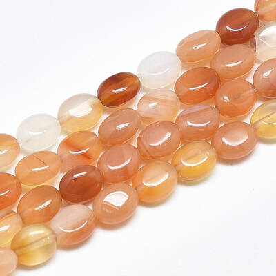 Natural Red Agate Beads Strands