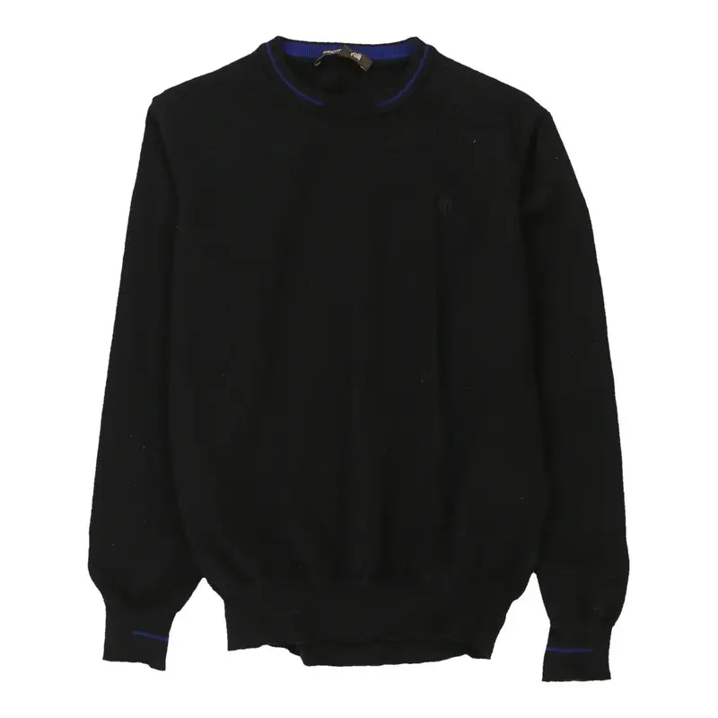 Age 14 Roberto Cavalli Jumper - XL Black Wool | Size: x-large