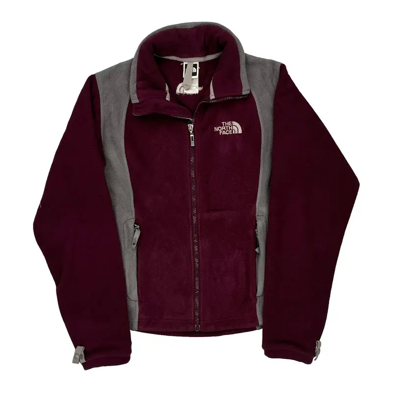 The North Face Fleece Jacket - XS Purple Polyester