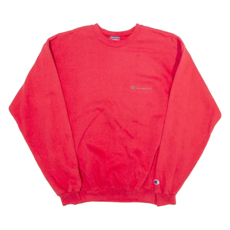 CHAMPION Mens Sweatshirt Red M