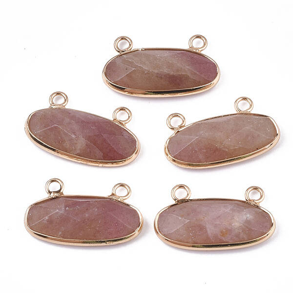 Natural Strawberry Quartz Pendants