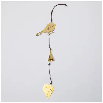For The Birds Iron Wind Chime - Owl