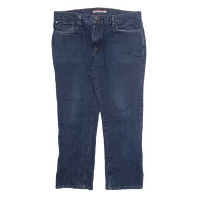 TOMMY HILFIGER Mens Jeans Blue Regular Tapered W36 L30
