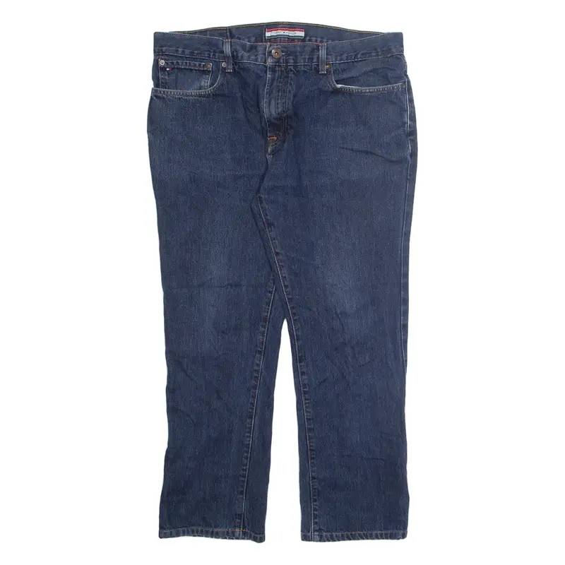TOMMY HILFIGER Mens Jeans Blue Regular Tapered W36 L30