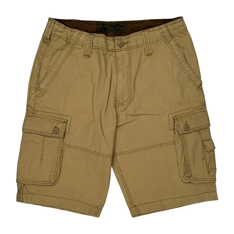 Wear First Cargo Shorts - 36? Waist Beige Cotton