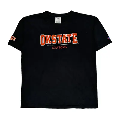 Oklahoma State Cowboys Champion Ncaa T-Shirt - XL Black Cotton