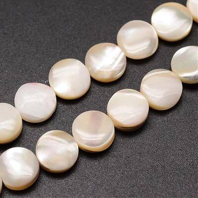 Natural Trochid Shell/Trochus Shell Beads Strands