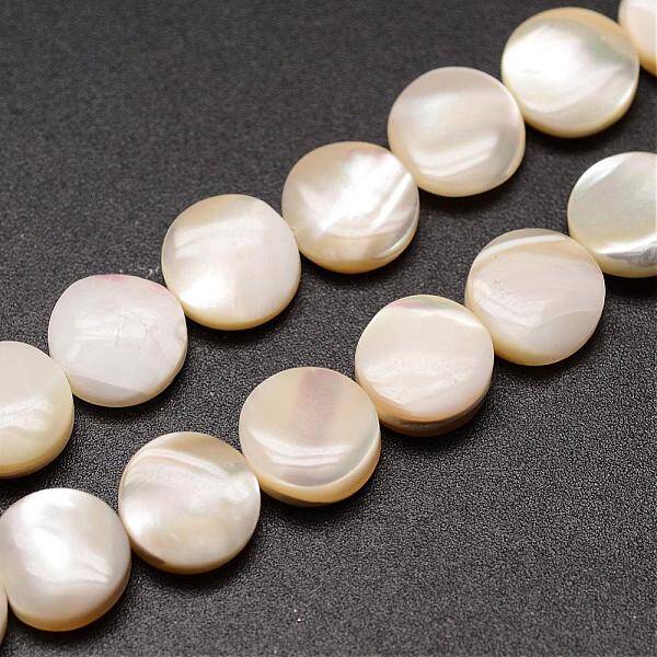 Natural Trochid Shell/Trochus Shell Beads Strands