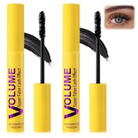 2PCS Bubble Mascara – Waterproof, Smudge-Proof & Clump-Free Volumizing Mascara for Defined, Natural-Looking Eyelashes Makeu...