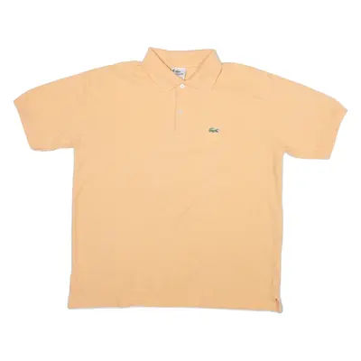 LACOSTE Mens Polo Shirt Orange M