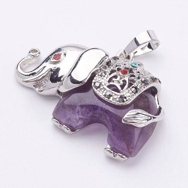 Natural Amethyst Pendants