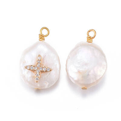 Natural Cultured Freshwater Pearl Pendants