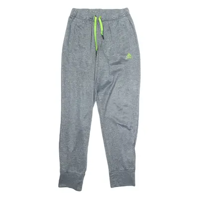 ADIDAS Climalite Mens Joggers Grey Tapered S W24 L29