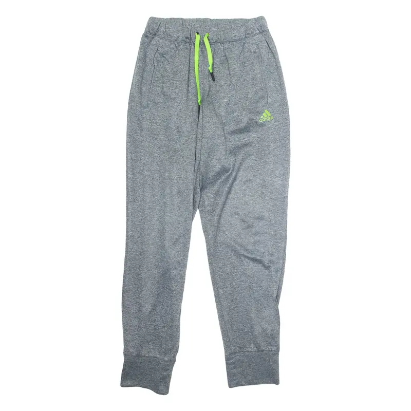 ADIDAS Climalite Mens Joggers Grey Tapered S W24 L29