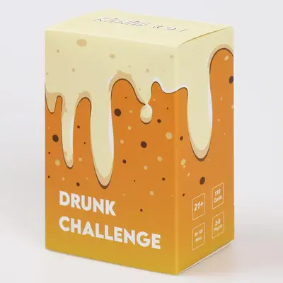 Creative Drink Pattern Drinking Card Game, 1 Count Portable Funny Drinking Challenge Game Card, Party Supplies for Party Nig...
