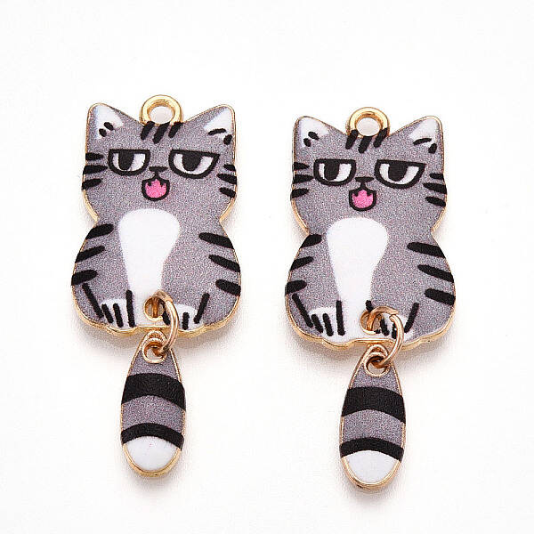 Alloy Enamel Pendants