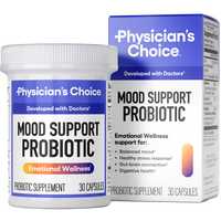 Physician’s Choice Mood Support Probiotic with Ashwagandha & Prebiotics to Support a Balanced Mood, Healthy Stress Response...