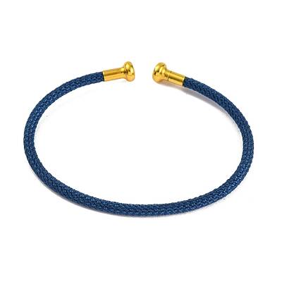 Braided Carbon Steel Wire Bracelet Making