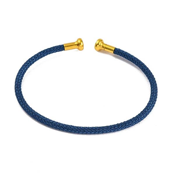 Braided Carbon Steel Wire Bracelet Making