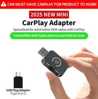 2 in 1 Dual Wireless CarPlay Adapter, for bothApple and Android,converts wired to wireless,suitable for factory wired CarPlay...