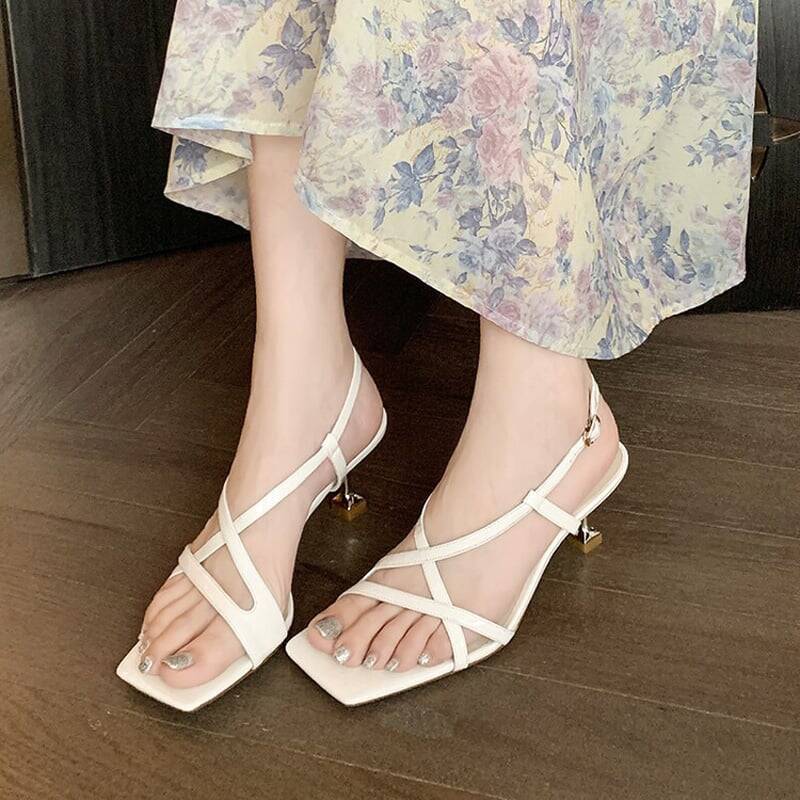 CHIKO Jenna Open Toe Stiletto Heeled Sandals
