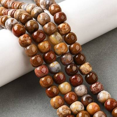 Natural Red Rainbow Jasper Beads Strands