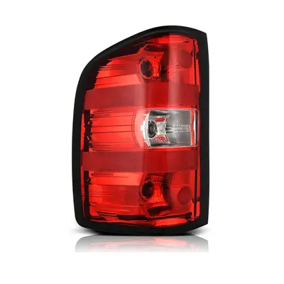 YITAMOTOR® Left Driver Side Rear Taillight Brake Lamp With Bulb For 2007-2013 Chevy Silverado 1500/2500HD/3500HD(Not Fits 20...