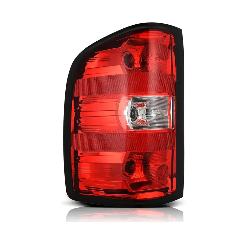 YITAMOTOR® Left Driver Side Rear Taillight Brake Lamp With Bulb For 2007-2013 Chevy Silverado 1500/2500HD/3500HD(Not Fits 20...