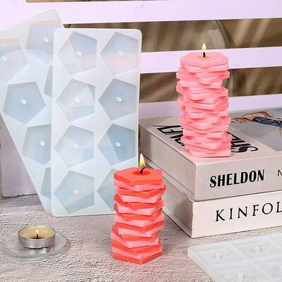 DIY Rotating Scented Candle Making Silicone Molds