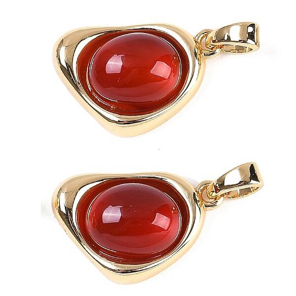 Natural Carnelian(Dyed & Heated) Pendants