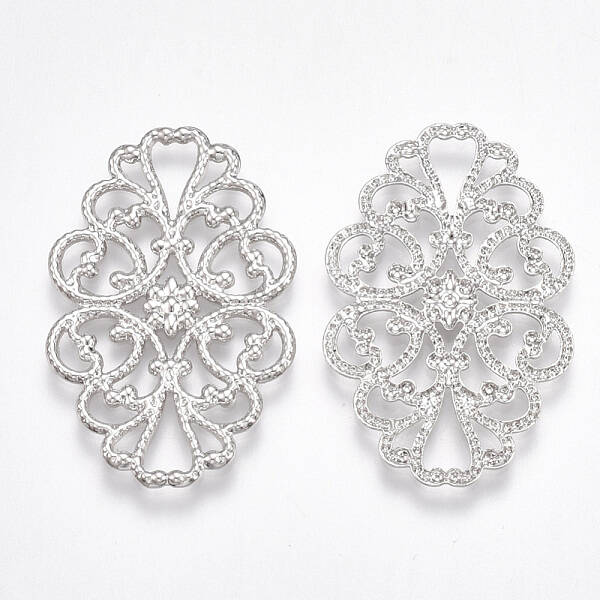 Brass Filigree Joiners Links
