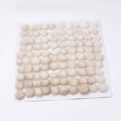 Mink Fur Ball Decoration