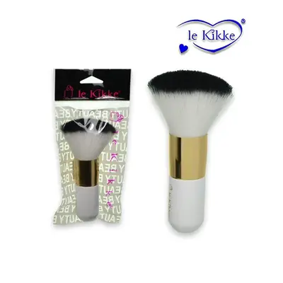 Le kikke white/gold line blusher brush