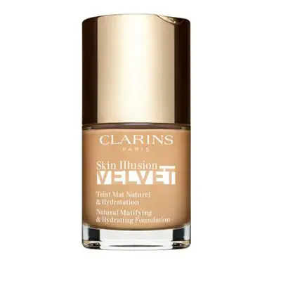 Clarins Skin Illusion Velvet Natural Mattifying and Hydrating Foundation 110N Honey 30 ml