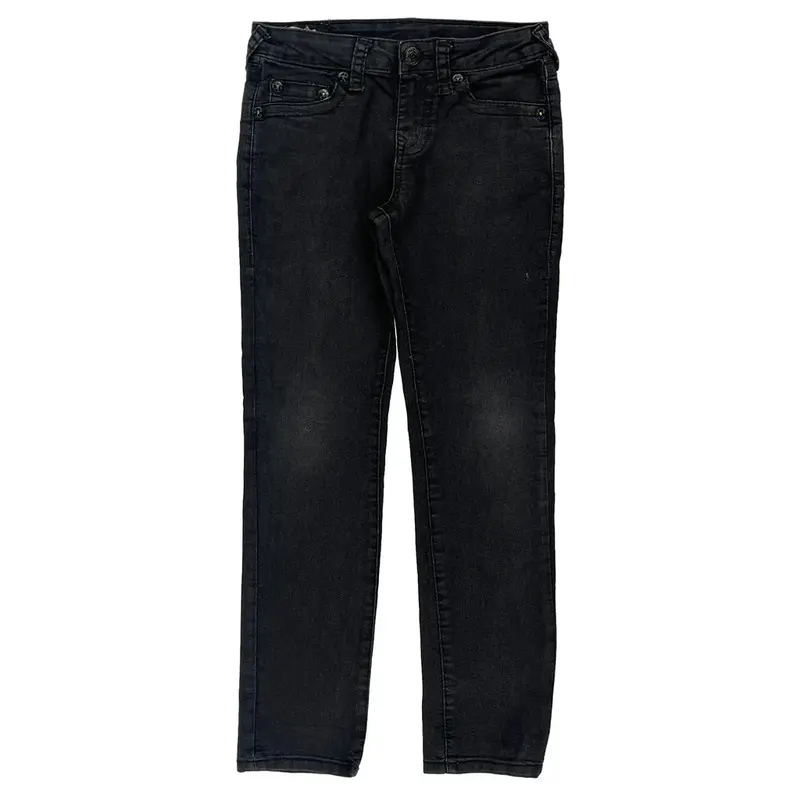 Age 10 True Religion Skinny Fit Jeans - 26W 26L Black Denim