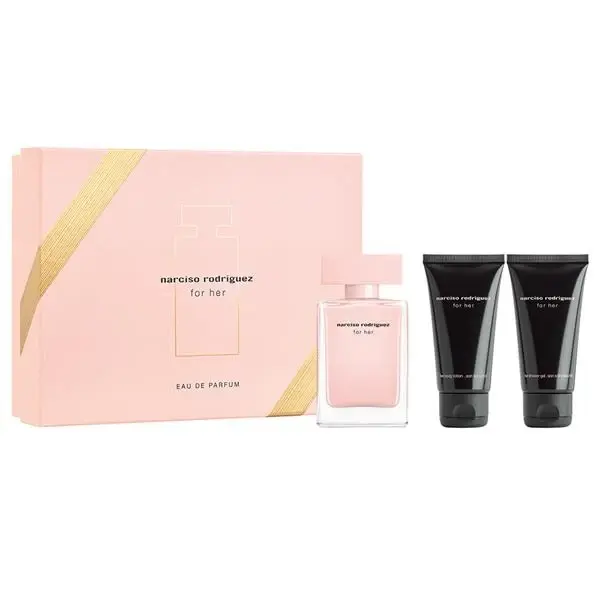 Narciso rodriguez For Her - EDP 50 ml + body lotion 50 ml + body gel 50 ml