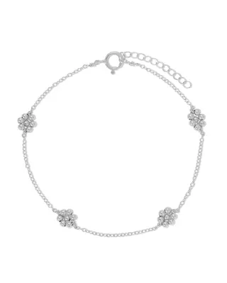 Davina Bracelet | Metal Color: Silver | Length: Adjustable 6 - 7 inches