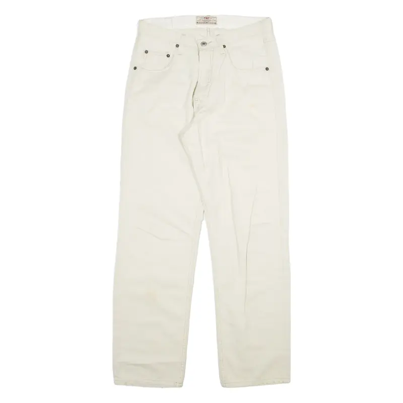LEVI'S 451 Mens Jeans Beige Regular Straight W32 L30