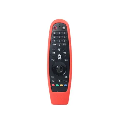 Lg Smart TV Remote Control Protective Cover AN-MR600 MR650a Remote Control Silicone Cover | Color: Red | Size: 191x53x38mm