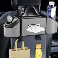 Car Seat Backrest Organizer,Car seat rear storage box,Multifunctional Car Tissue Box,Car Organizer Accessories,1 Box 4 Uses T...