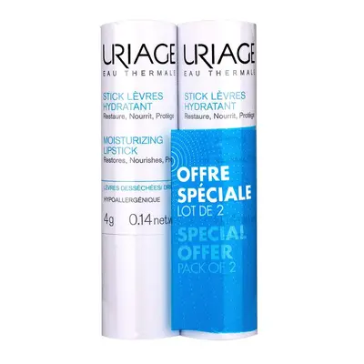 Uriage Thermal water and Moisturizing Lip Balm Stick 2x4g