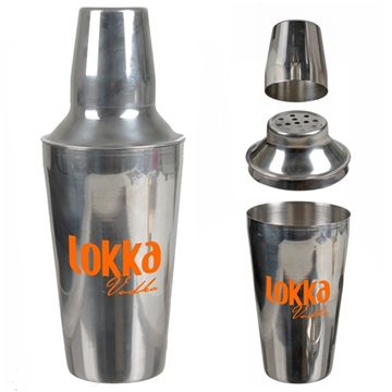 48 Promotional 16oz Cocktail Shaker - Ice Strainer