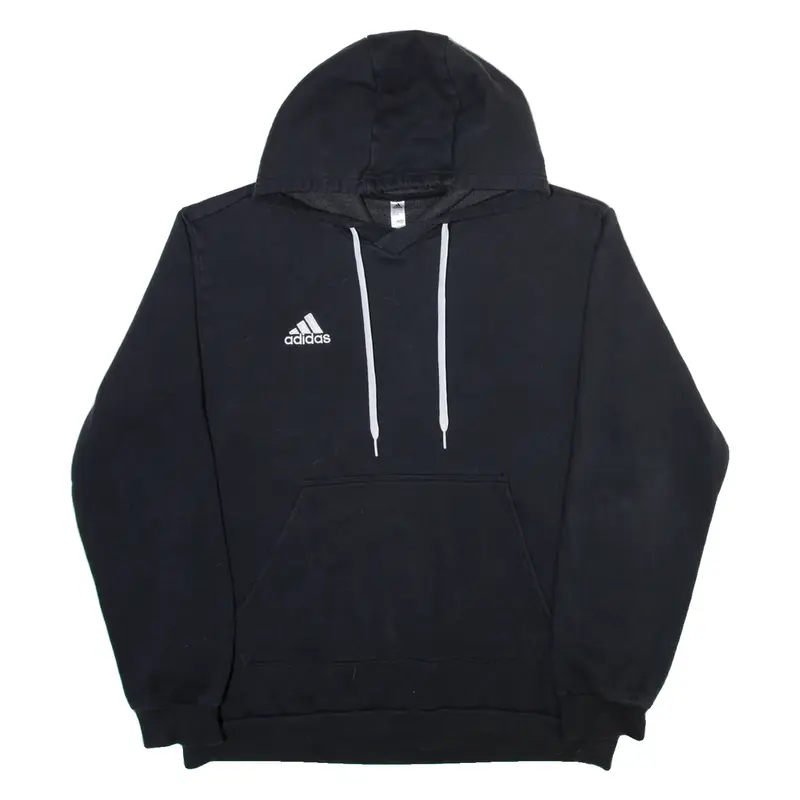 ADIDAS Mens Black Hoodie L