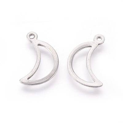 Tarnish Resistant 304 Stainless Steel Open Pendants