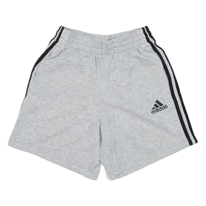 ADIDAS Mens Casual Shorts Grey Relaxed S W26