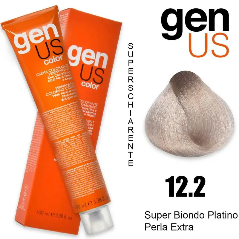 Genus permanent coloring cream 100 ml 12.2