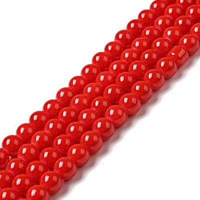 Painted Glass Bead Strands