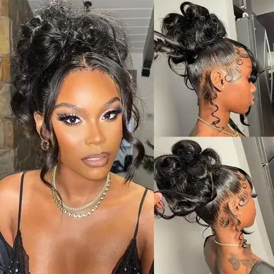 360 Lace Body Wave Invisi Draw String Wear Go Wig Pre-Bleached Pre-Cut